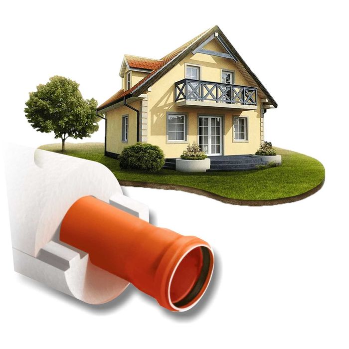 Пенопластовая скорлупа для утепления труб от производителя