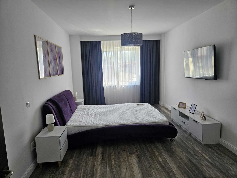 PF dau in chirie apartament 2 camere + living generos Ultra Central Zalau - loc parcare subteran + lift, suprafata utila 110mp