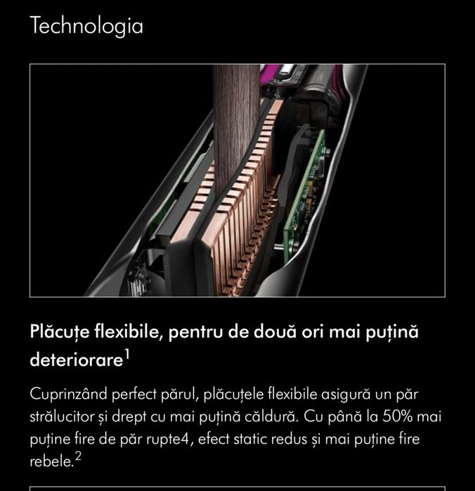 Dyson Corrale Placa par fara fir