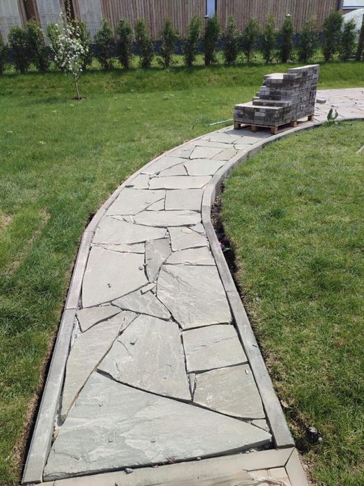 Камень плитняк Серый