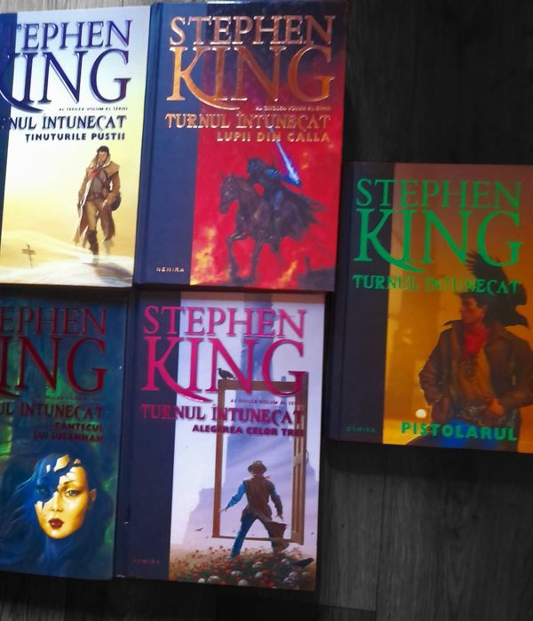7 vol. Seria Turnul intunecat ( cartonate), de Stephen King