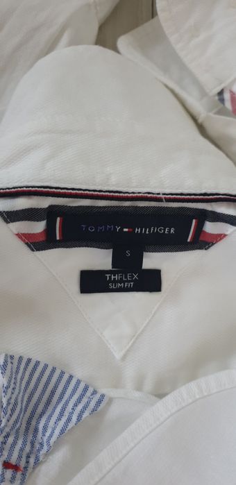 Tommy Hilfiger Pique Cotton Slim Fit / S НОВО! ОРИГИНАЛ! Мъжка Риза!