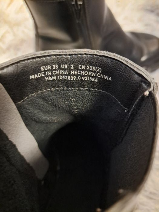 Ghete, botine H&M mărime 33 negru
