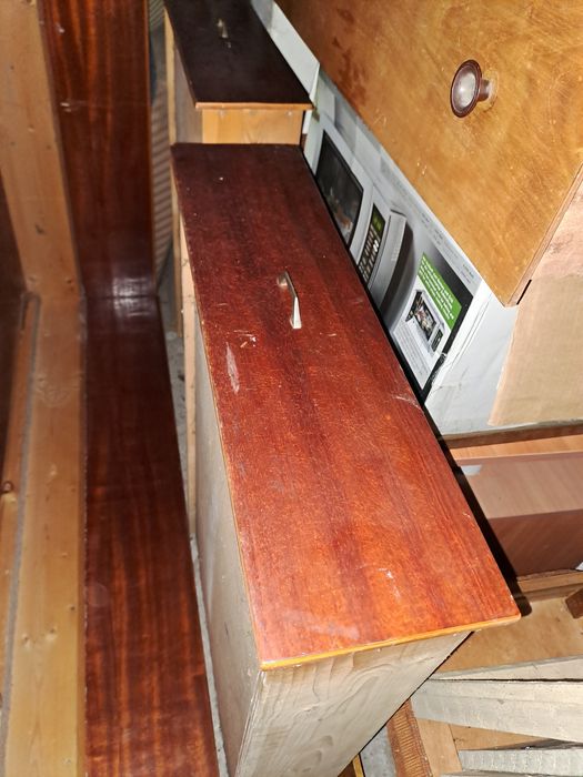 Диван фурнирован/махагон/ 1.5 персон   н