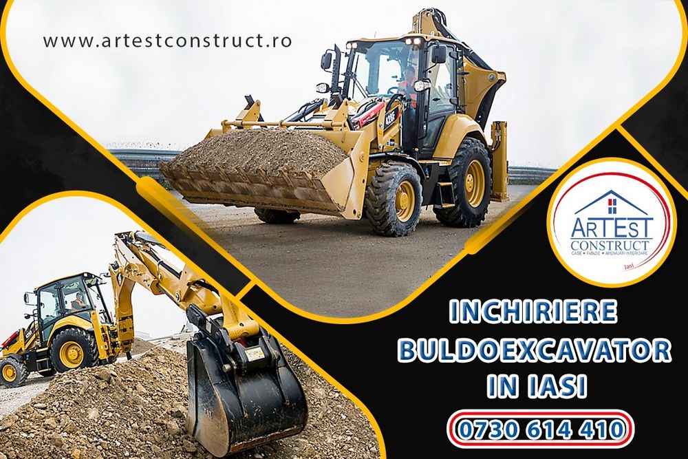 Buldoexcavator de inchiriat **In Iasi si localitatile limitrofe**