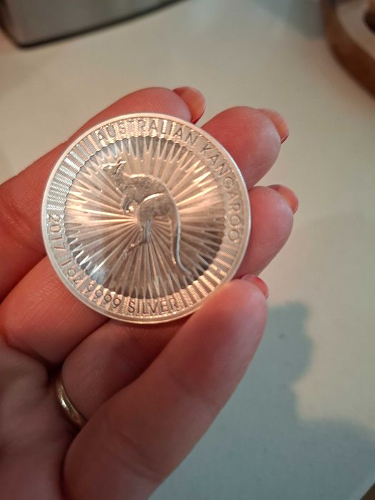 Сребърна монета 1 унция Австралийско кенгуру