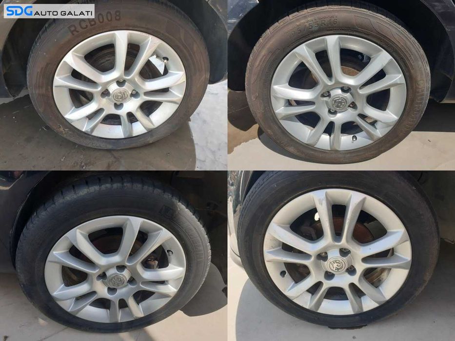 Set 4 Jante Janta Roata Roti Aliaj 195 55 16 R16 4x100 CB 56.6 Fiat Punto 2006 - 2014 [Q4751]