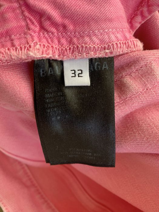 Blugi Balenciaga Pink Skinny - Mărime etichetă 32 (Se potrivesc M)