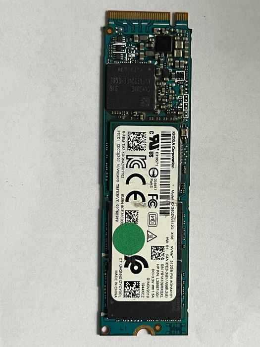 Ssd 512gb m2 NVMe marca KIOXIA PCIe Gen3 x4 M.2 2280