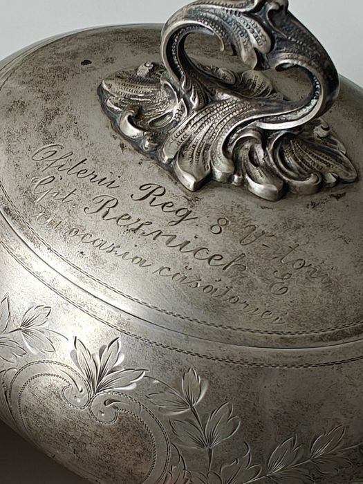 Zaharniță argint masiv