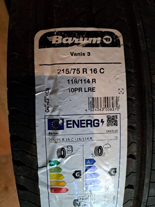 Продавам нови летни гуми BARUM  215/75/16