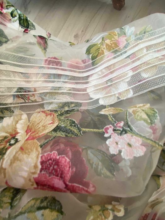 Perdea confectionata din matase, 4m x 250h.