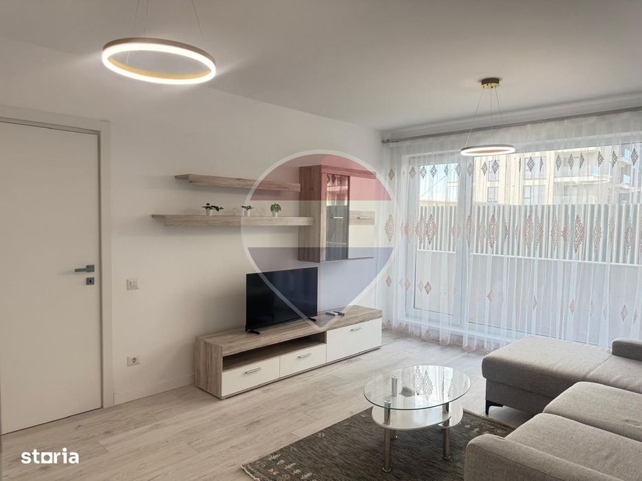 Inchiriere Apartament cu 2 camere, grădină de 62 mp și parcare