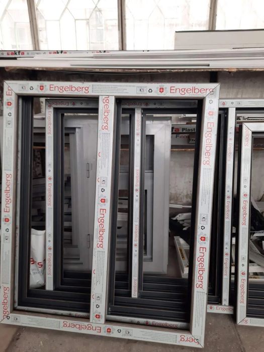 Акфа пласт термо алюмин эшик ром