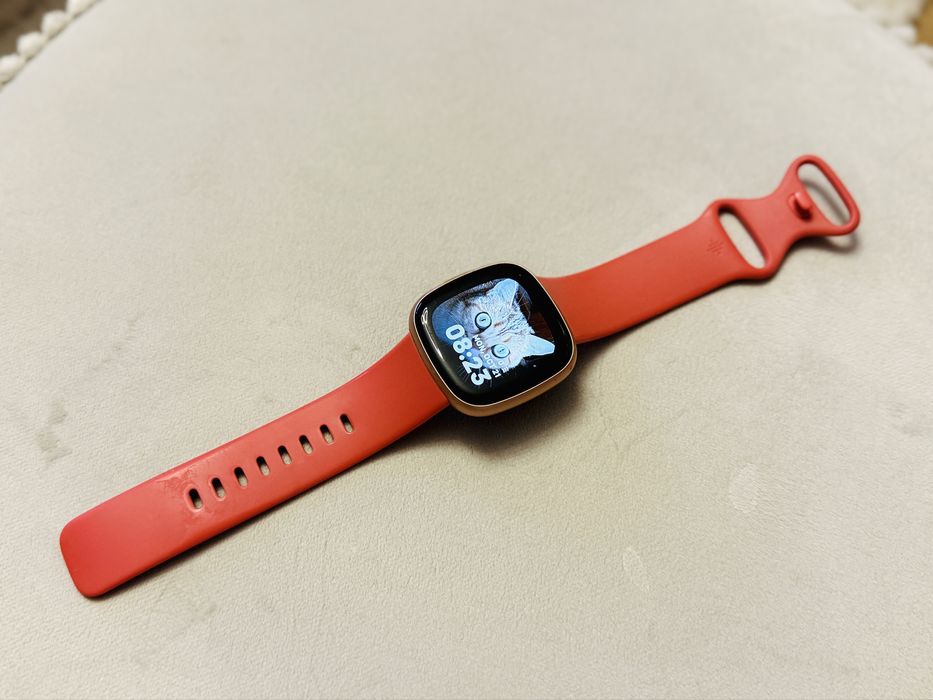 Smartwatch Fitbit Versa 4, stare bună, cu încărcător