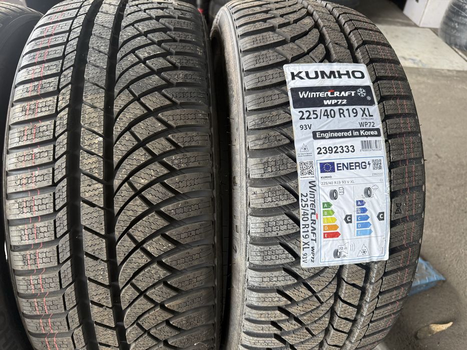 255/35 R19 + 225/40 R19 KUMHO WINTERKRAFT anvelope noi iarna BMW Seria3 Seria4