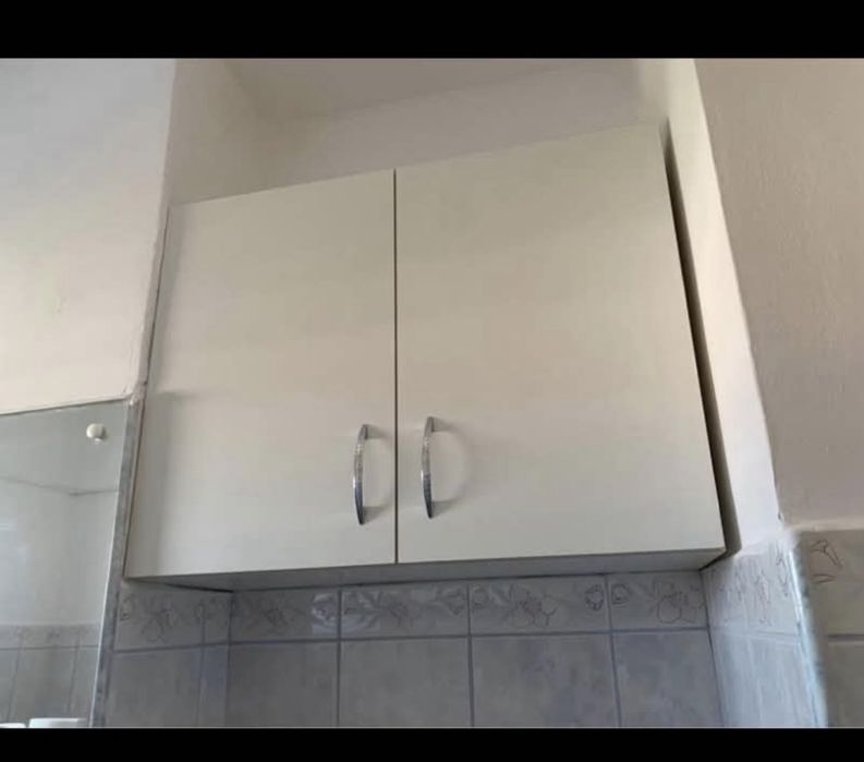 Mobilier baie 2 bucati, alb
