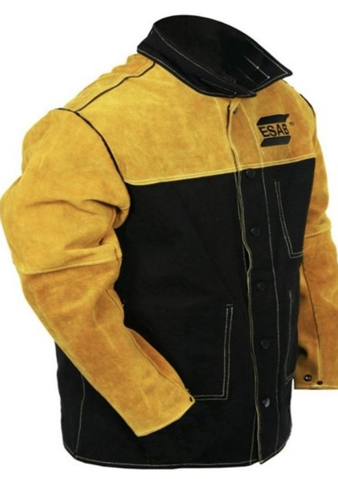 ESAB Кожено якеXXL и панталон Xl за заваряване ESAB Welding Jacket Com