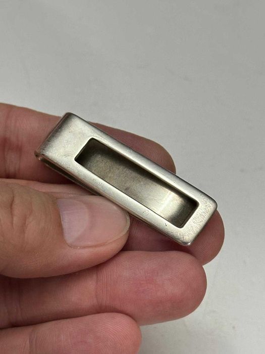 CLEMA BANI ARGINT 925 + Placuta aur 750 - Money Clip - Vintage !