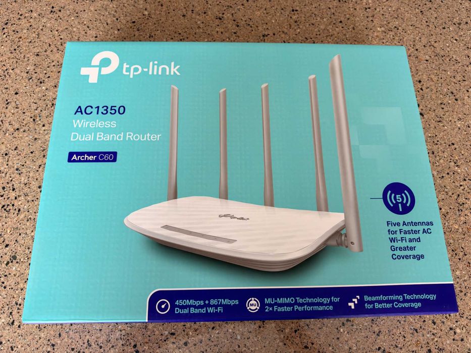 Wi-Fi Рутер TP-Link Archer AC1350 (C60)