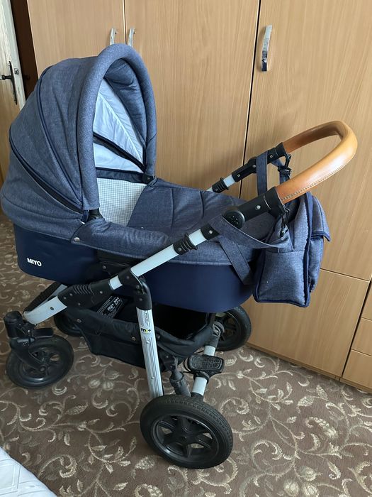 Детска количка My Junior +  Miyo 3 в 1, зимна, лятна, кош за кола