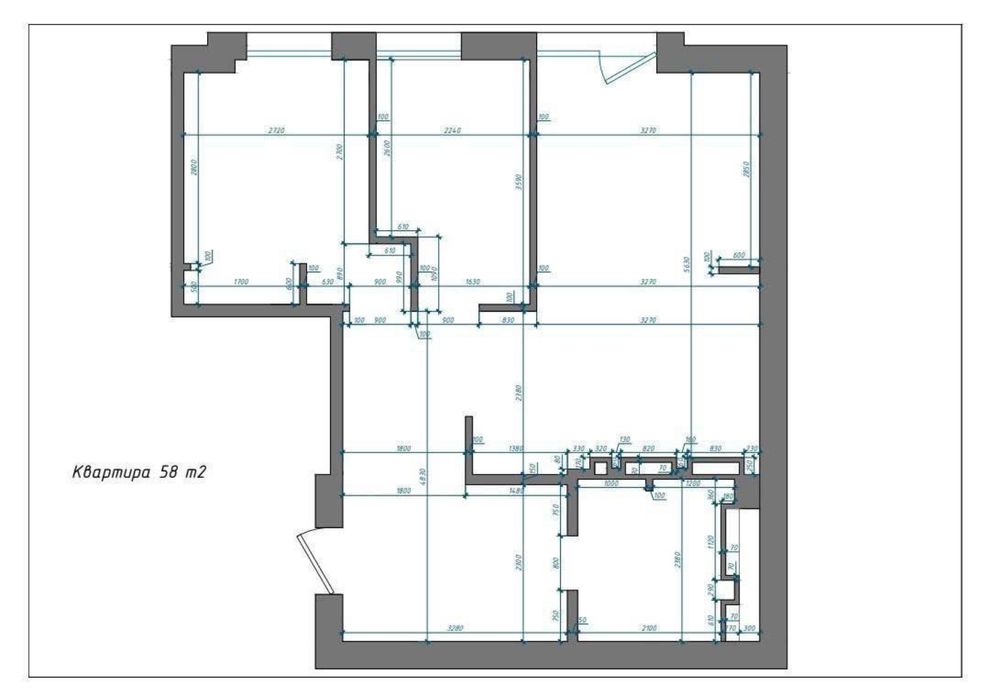 Новостройка Мирабад Авеню 2 комнатная квартира