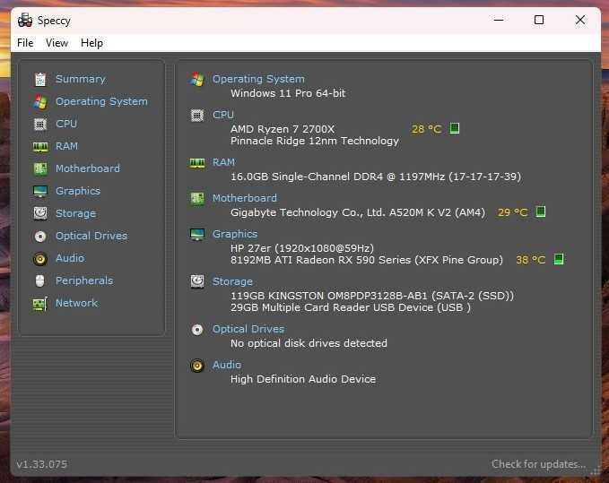 PC gaming Ryzen™ 7 2700x/ RX 590 8 GB/ 16 Gb RAM/ SSD 128GB + 1TB