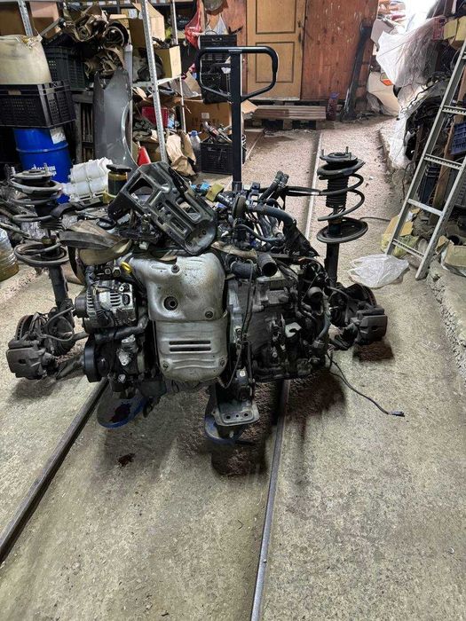 Двигатель, мотор, коробка, 1az