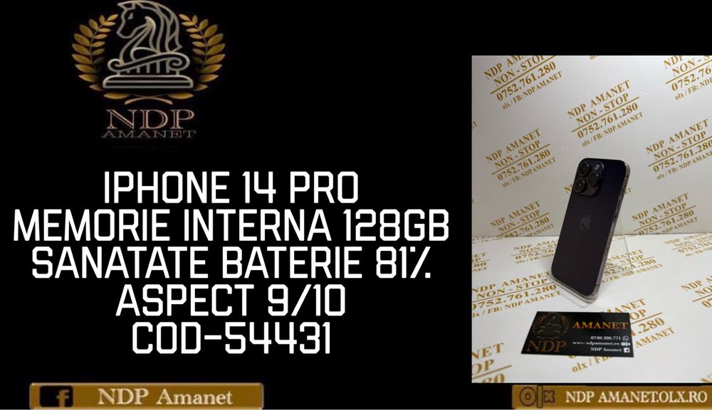 NDP Amanet Braila Iphone 14 Pro(54431)