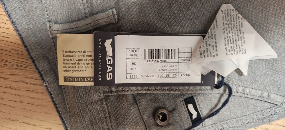 Pantaloni GAS nou, mărime 36
