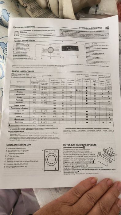 Продам б/у стиральную машинку Whirlpool