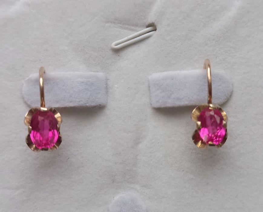 Серьги СССР 583 проба