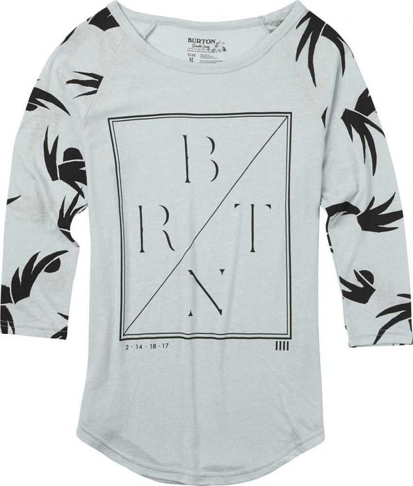 NOU! Tricou cu maneca 3/4 BURTON Morton Raglan