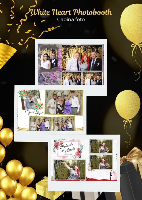 Oglindă magică cabină foto evenimente nunti botezuri