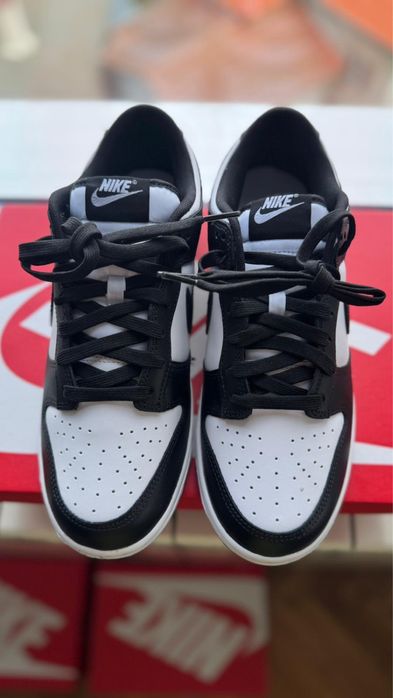 Nike dunk low black&white