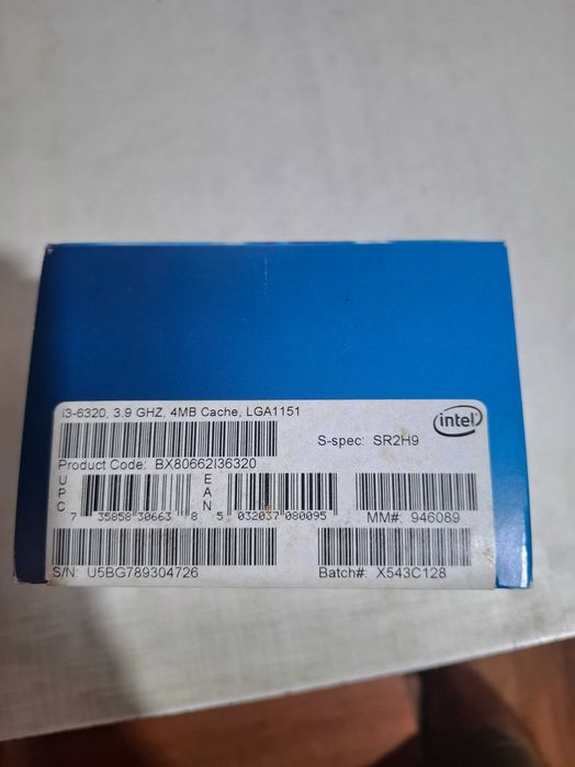 Процессор Intel i3-6320