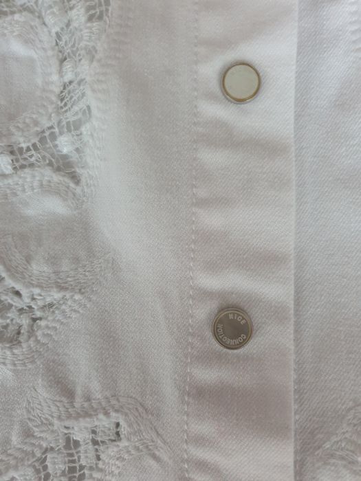 Camasa denim broderie bumbac Nice Connection