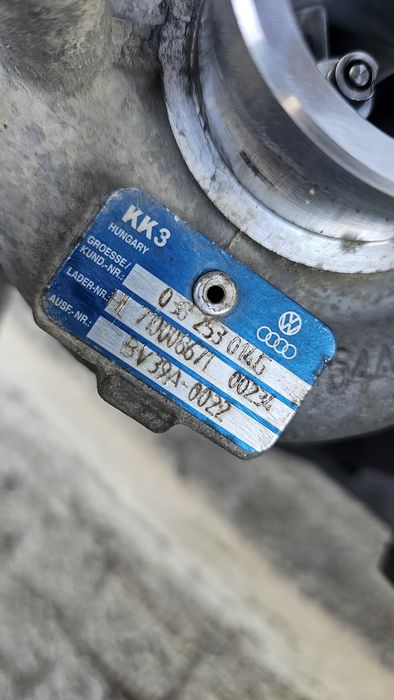 Турбо за Голф 5,Ауди А 3 и Шкода 1.9 тди - 105 коня