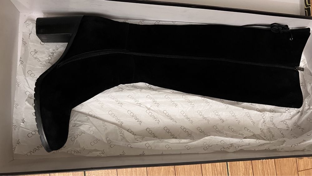 Ботфорты Сапоги женские зимние замш. Размер 39. В отличном состоянии