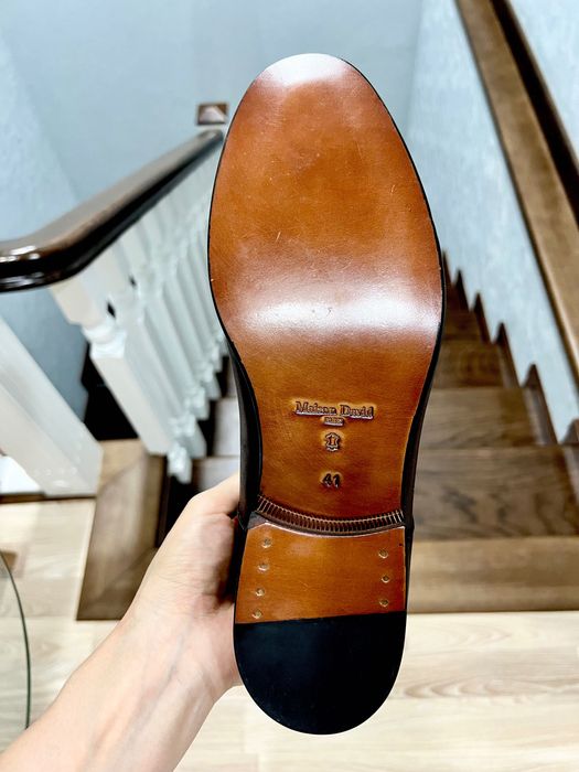 MaisonDavid 40 размер, инатуральная кожа ботинки/туфли/обувь мужская