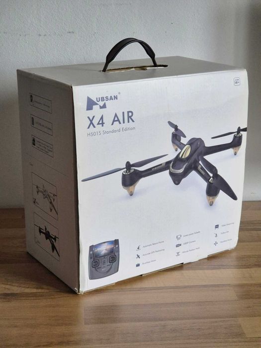 Dronă Hubsan H501S X4 (albă)