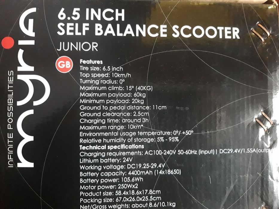 Hoverboard Myria MY7012XX