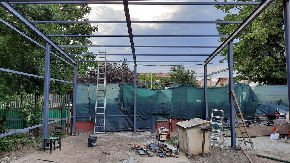 Vand schimb hale metalice servis auto garaj, birouri, case modulare co