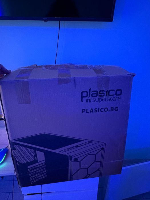 Геймърски компютър + монитор RTX 4060 Ryzen 5