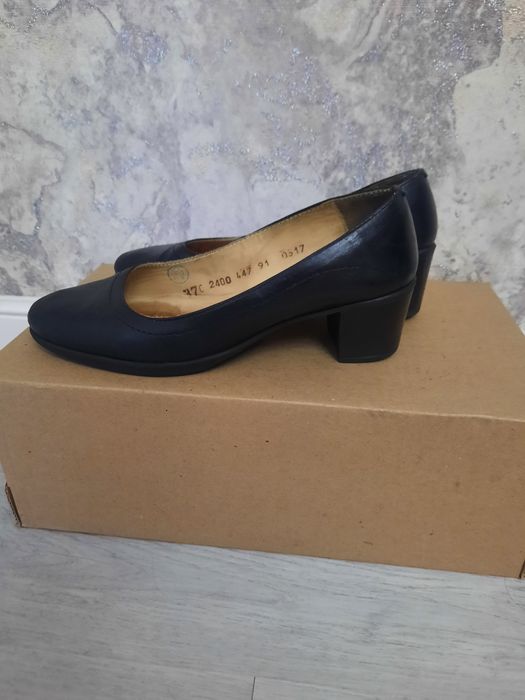 Кожаные туфли военные, 37