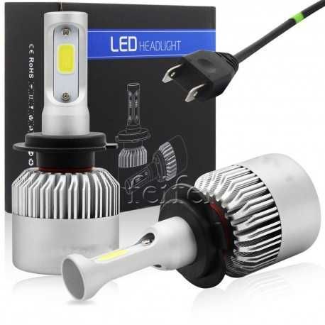 Set Becuri Led S2 H1/H3/H4/H7/H11 Becuri LED faza Scurta Lunga