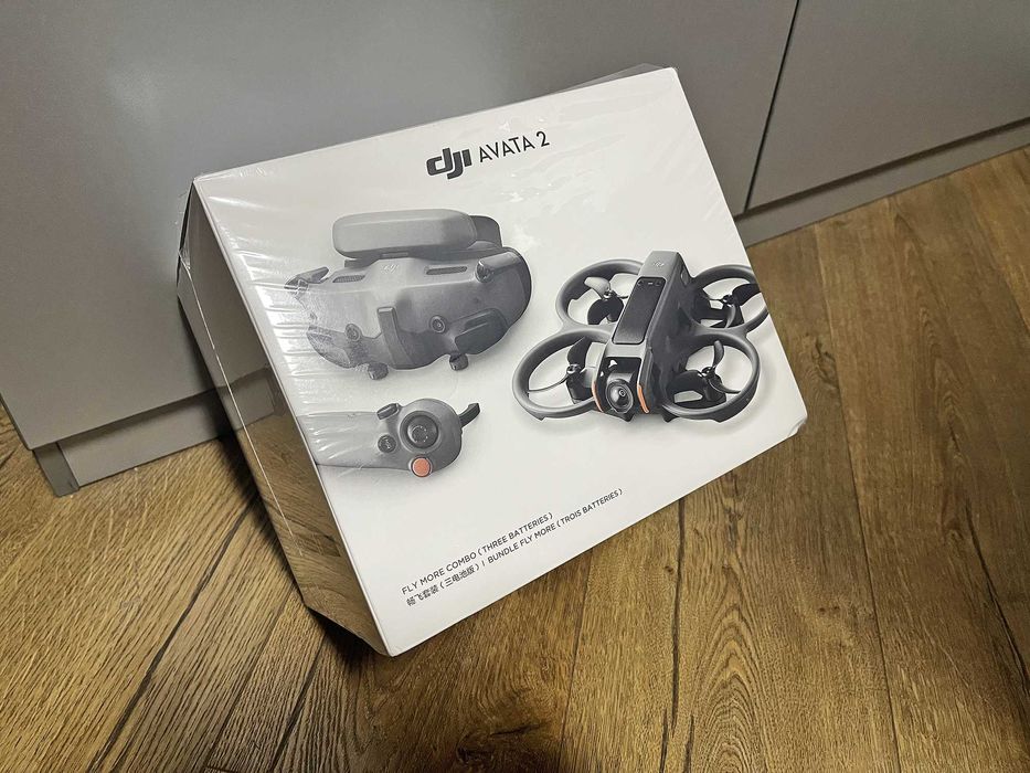 DJI FPV дрон AVATA 2 В ПЛЁНКЕ (fly more combo, 3 аккумулятора, сумка)