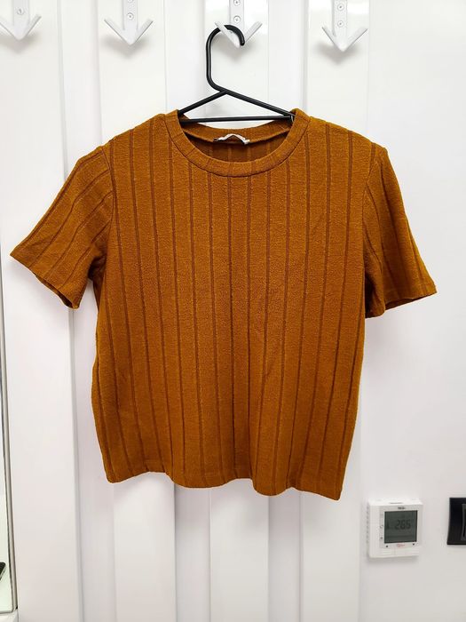Transport GRATUIT Bluza ZARA cu mâneci scurte M