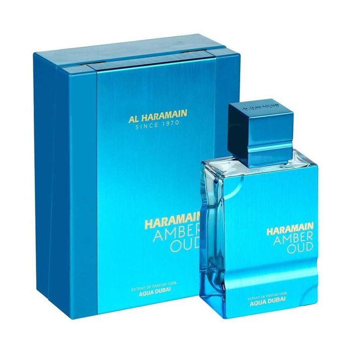 Original atir Al Haramain Amber Oud Aqua Dubai 100 ml