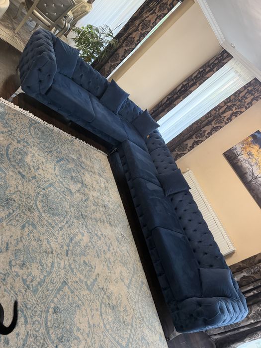 Vand coltar chesterfield catifea premium Divani& Sofa